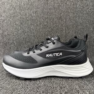 Nautica Balacava Black White Athletic Shoes Sneakers Running Mens Size 8.5